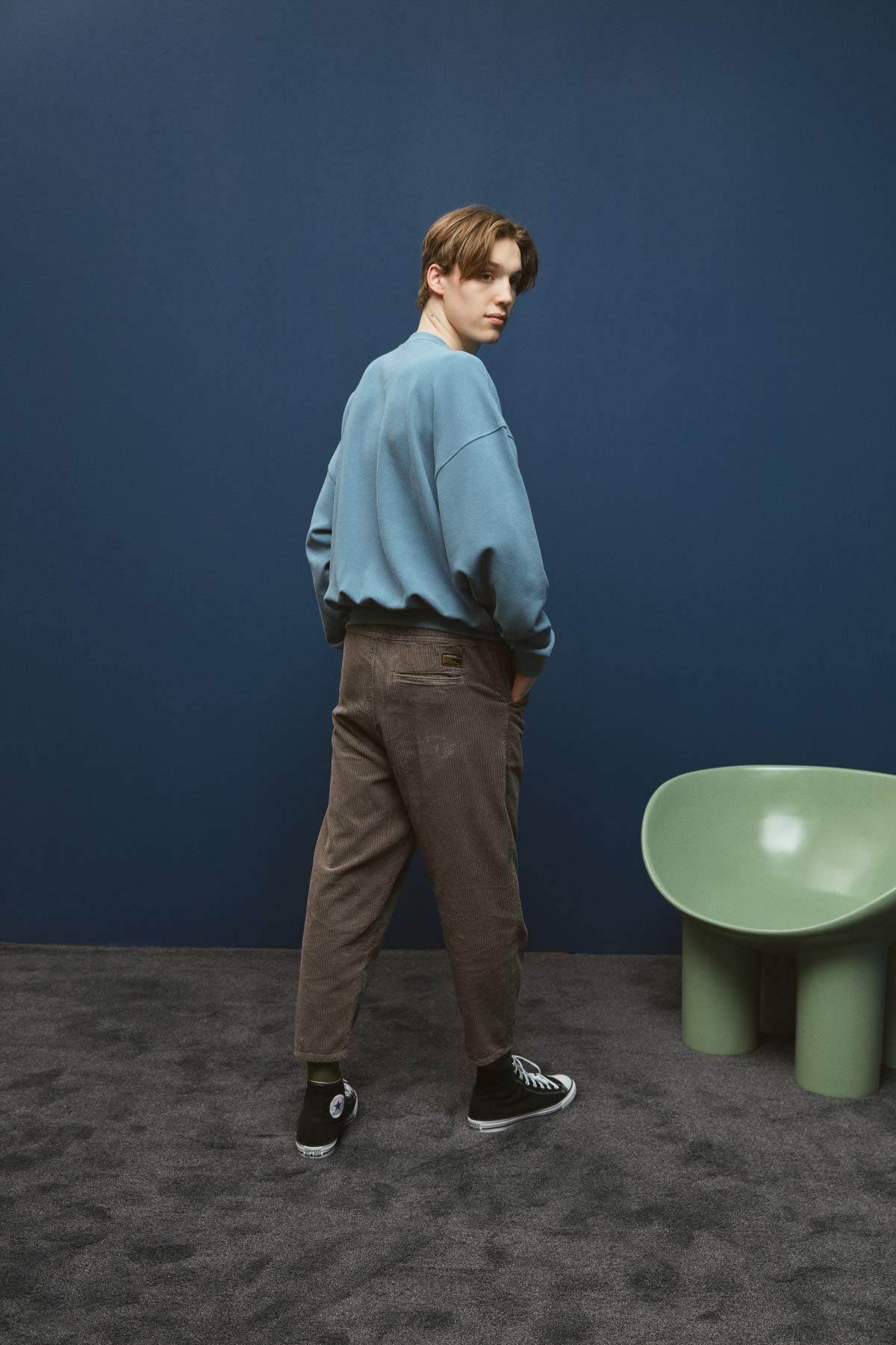 Mediterranean Monk Seal Sweatshirt - Blue