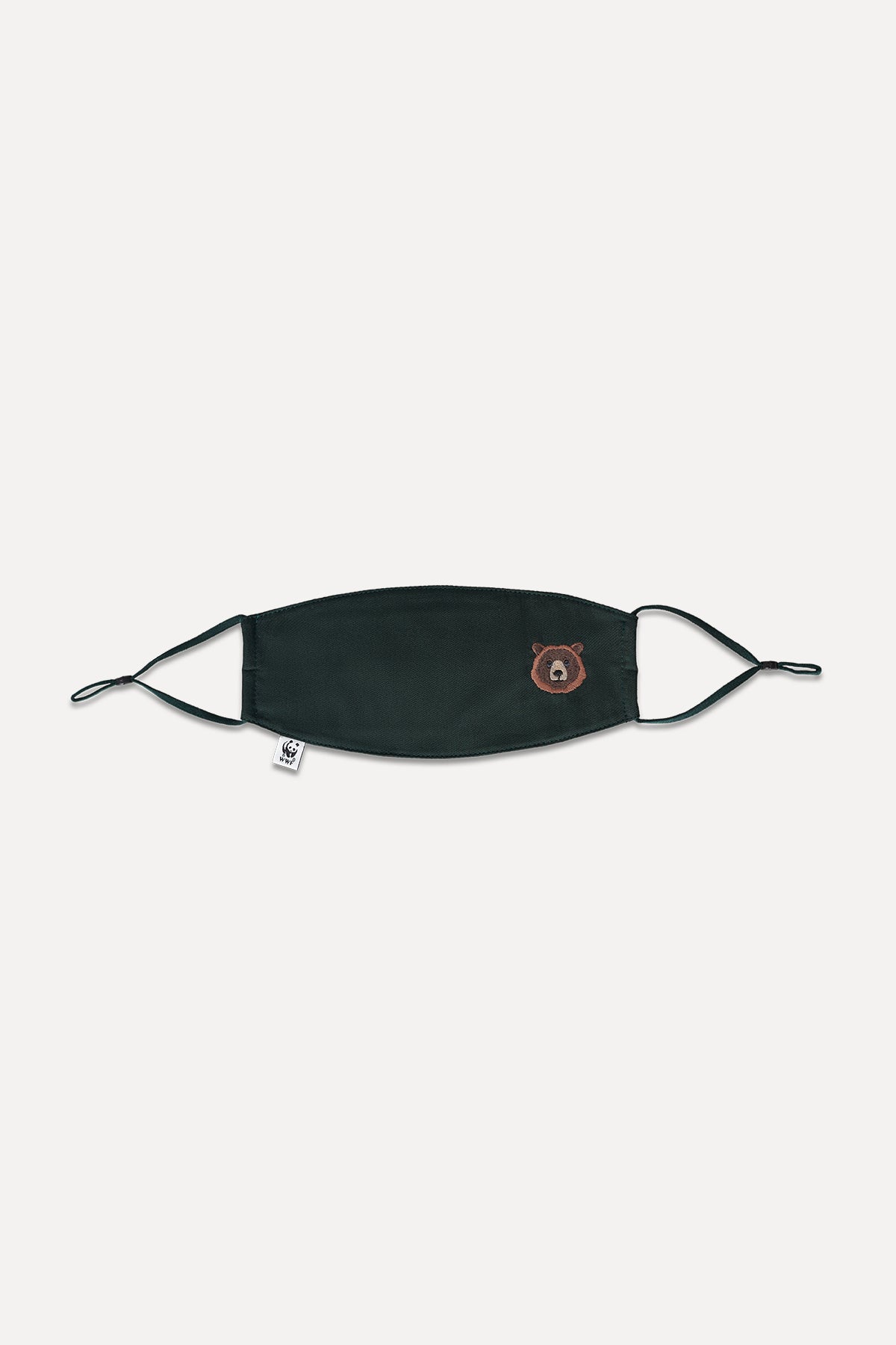 Grizzly Bear Mask - Green