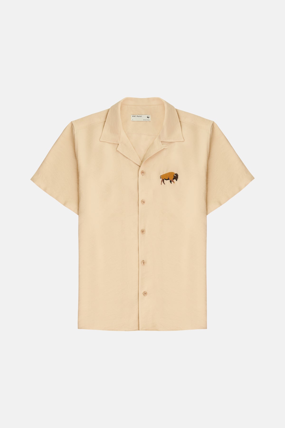 Bison Short Sleeve (TENCEL™) Shirt - Beige