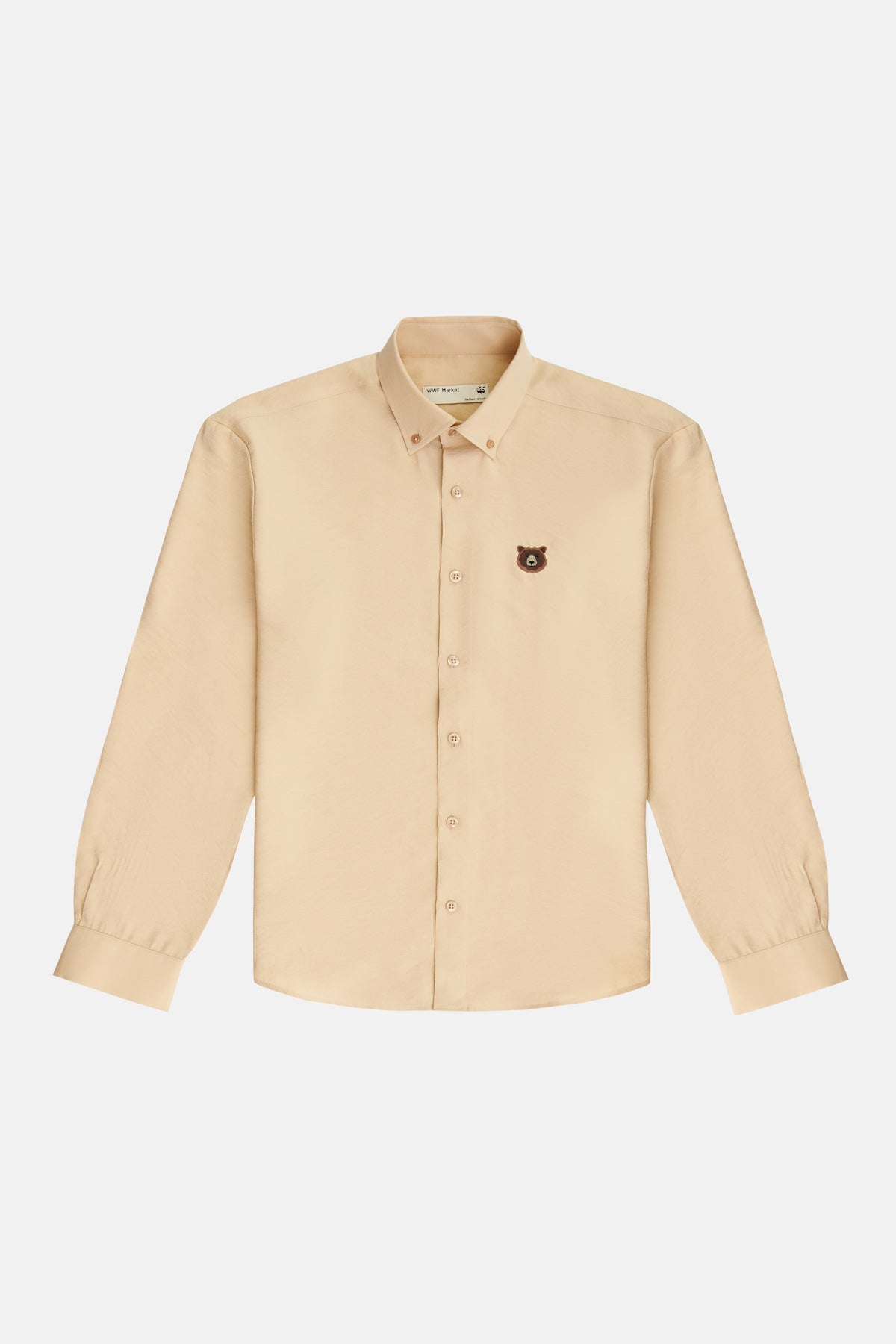 Grizzly Bear Long Sleeve (TENCEL™) Shirt - Beige