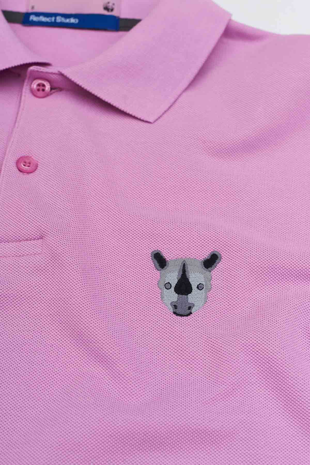 Rhino Polo T-Shirt - Lilac