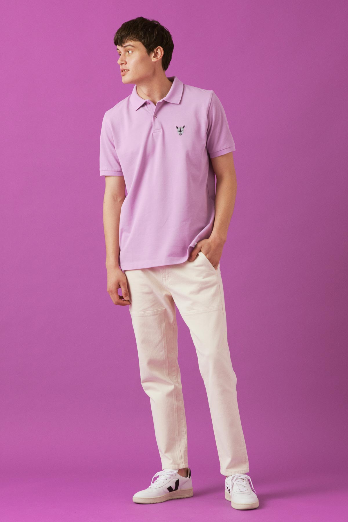 Rhino Polo T-Shirt - Lilac
