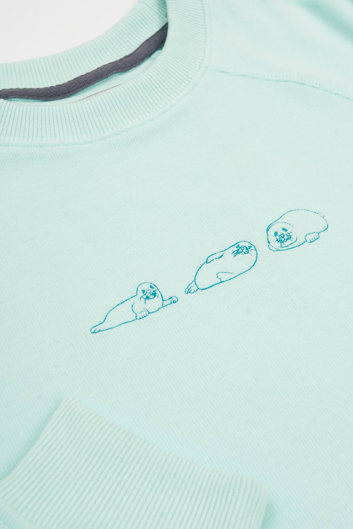 Greenland Seal Sweatshirt - Light Blue