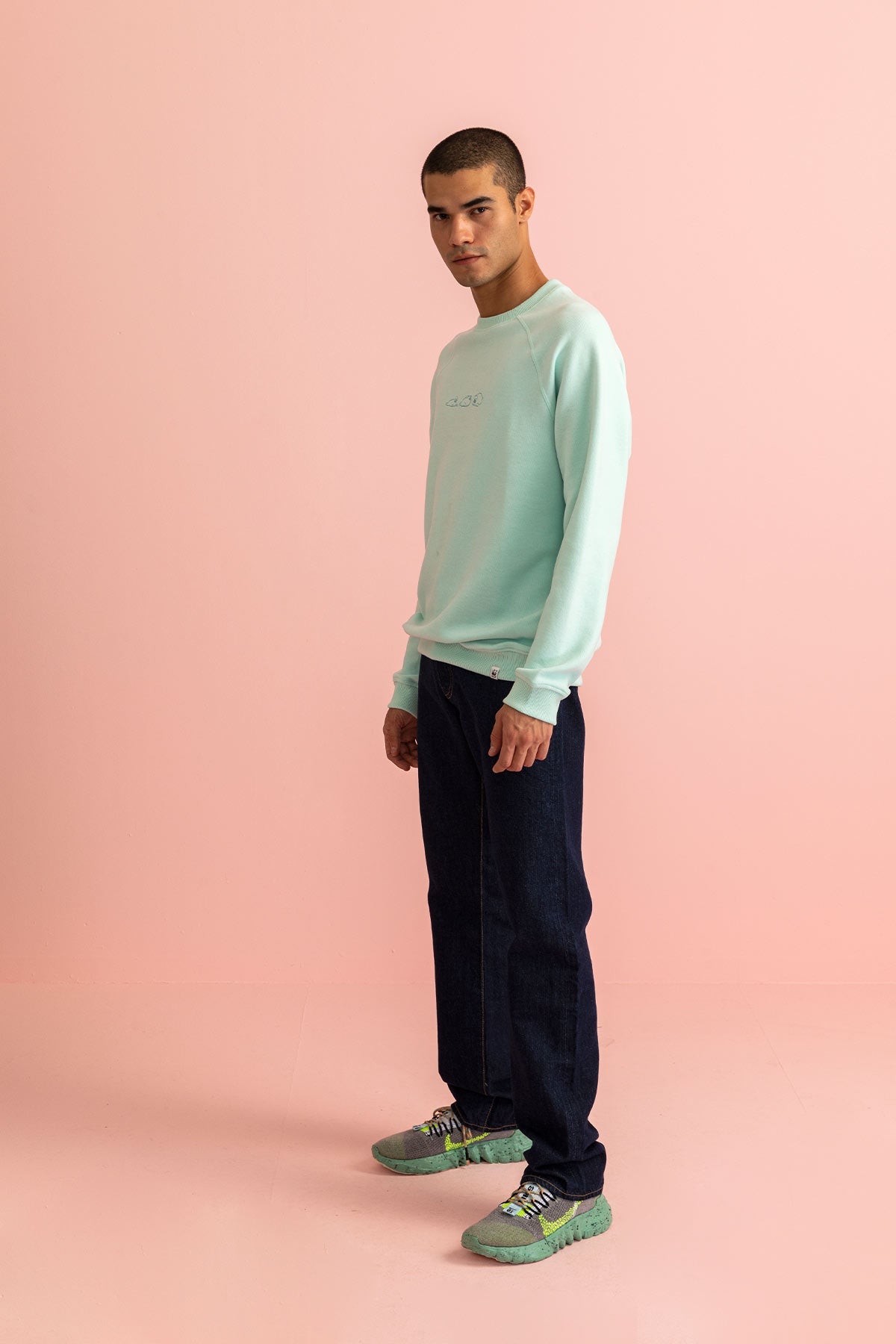 Greenland Seal Sweatshirt - Light Blue