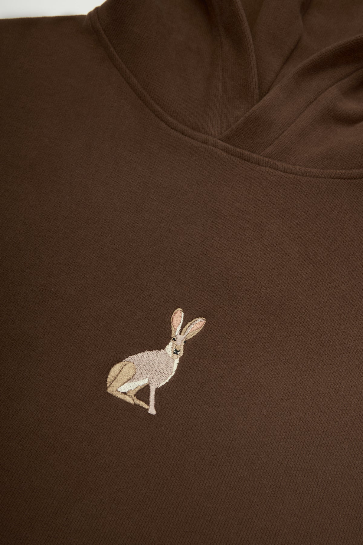 Hare Rabbit Hoodie - Brown