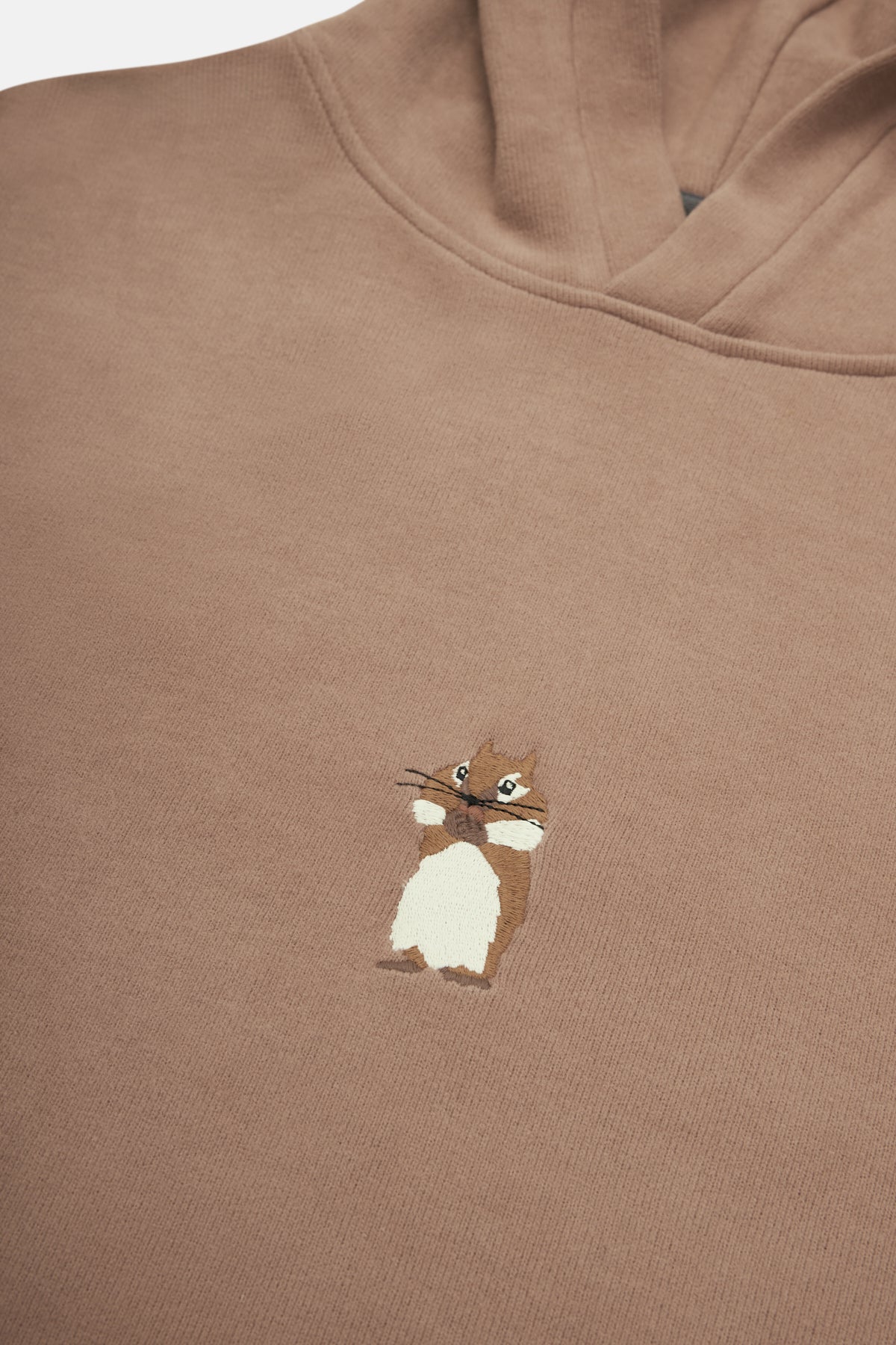 Squirrel Hoodie - Light Brown