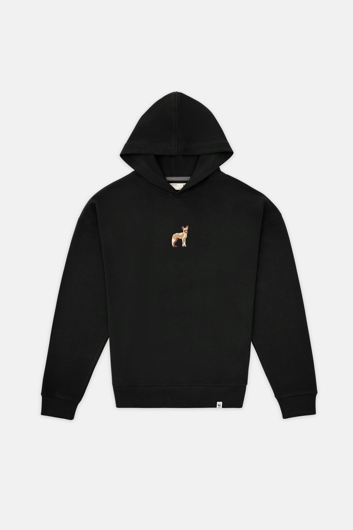 African Wild Dog Hoodie - Black