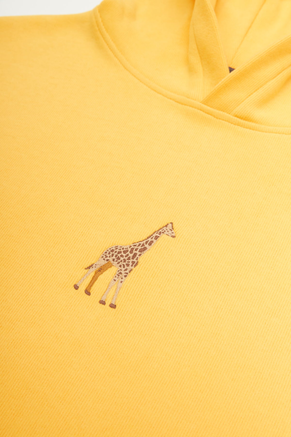 Giraffe Hoodie - Yellow