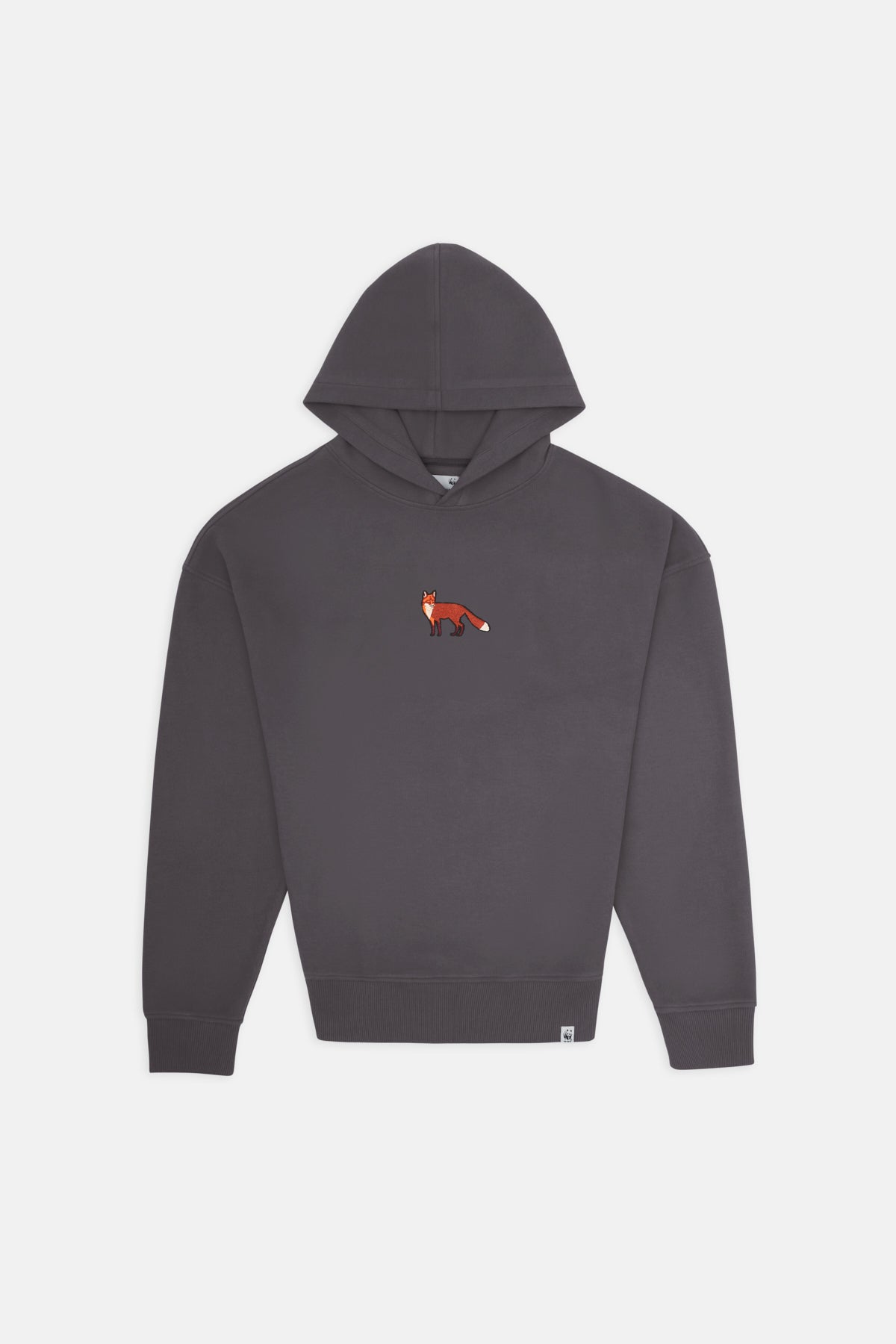 Red Fox Hoodie - Anthracite