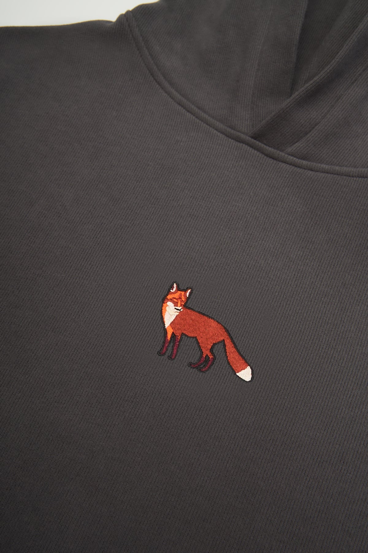 Red Fox Hoodie - Anthracite