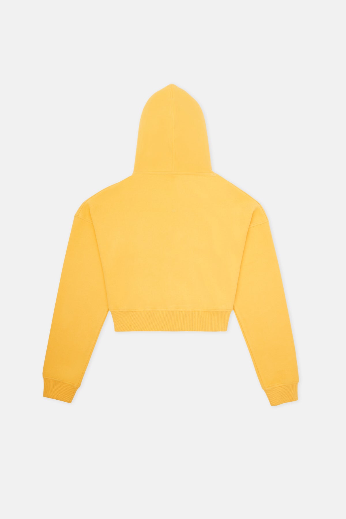 Lama Crop Hoodie - Yellow