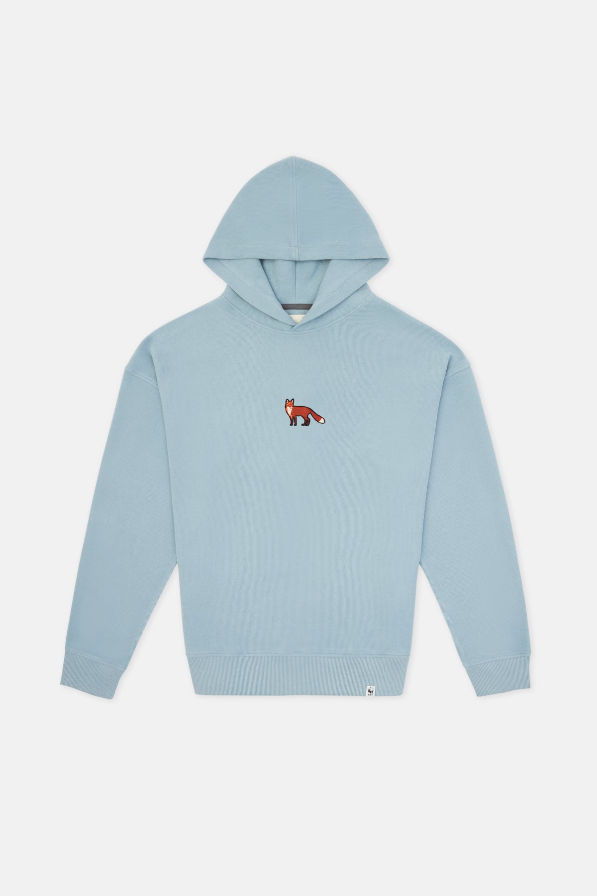 Red Fox Hoodie - Light Blue