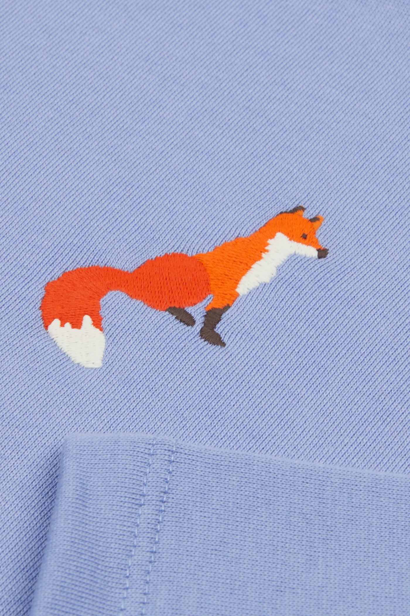 Red Fox Hoodie - Light Blue