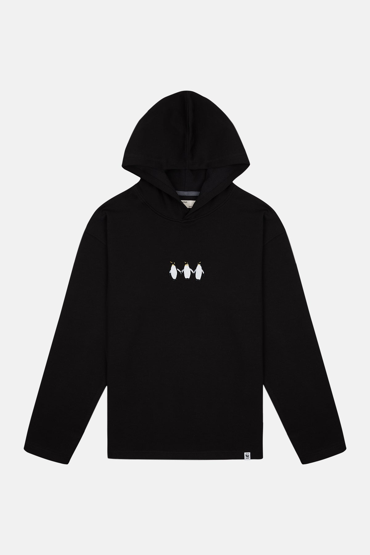 3 Penguin Hoodie - Black