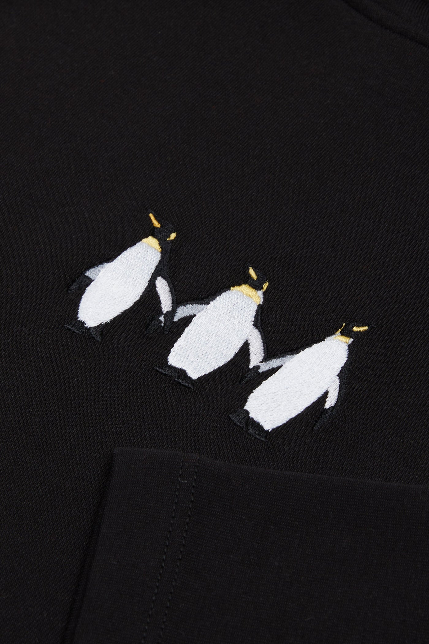 3 Penguin Hoodie - Black