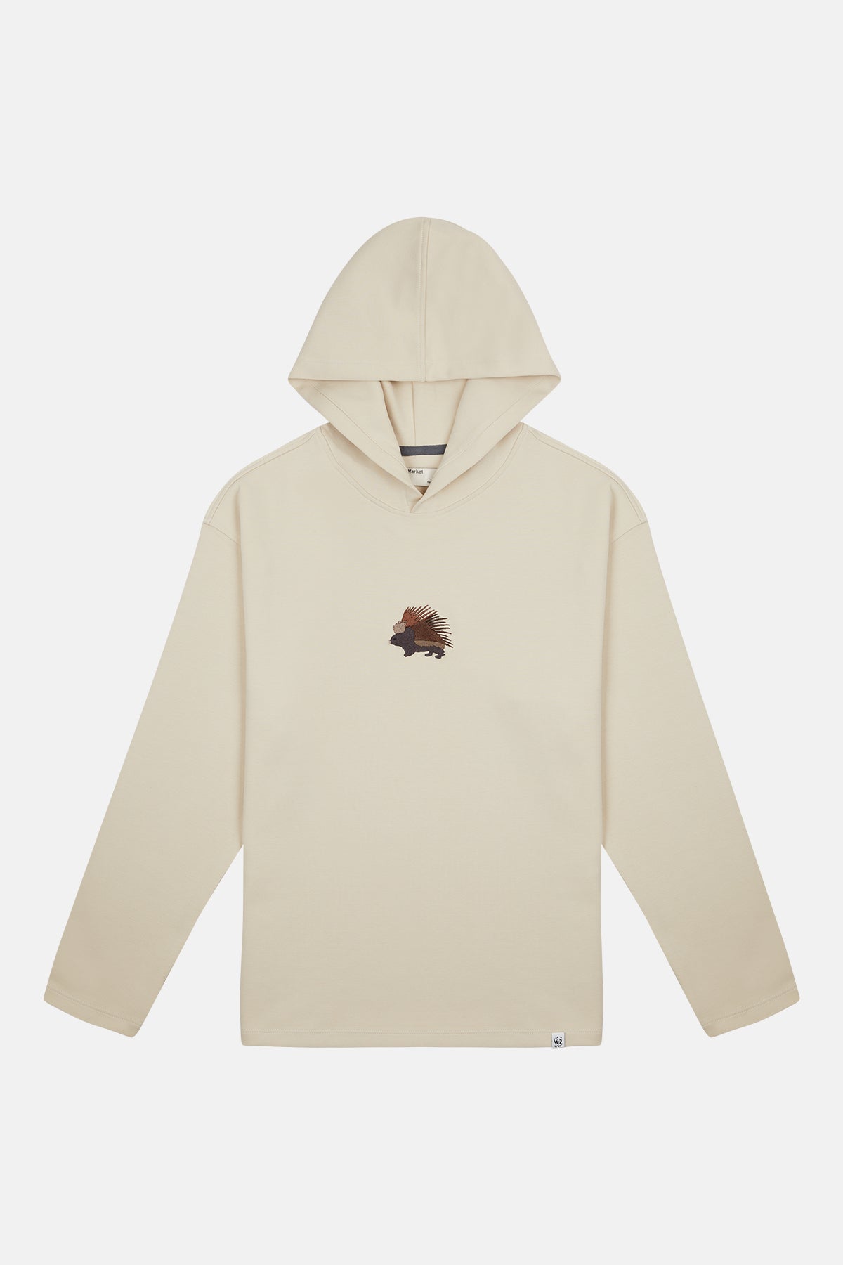 Porcupine Hoodie - Parchment Beige