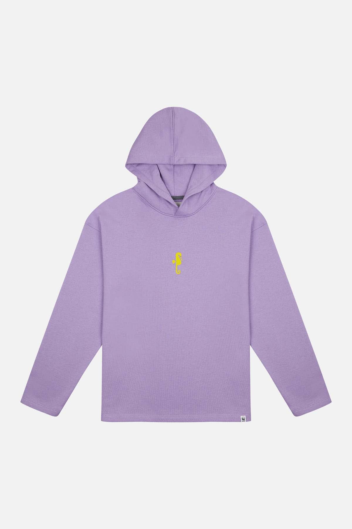 Seahorse Hoodie - Lilac