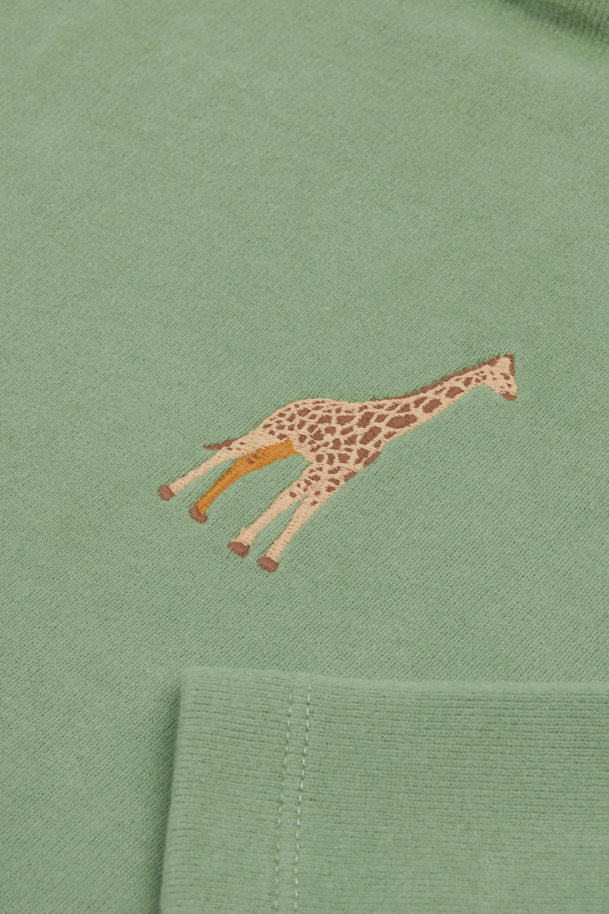 Giraffe Hoodie - Mint Green