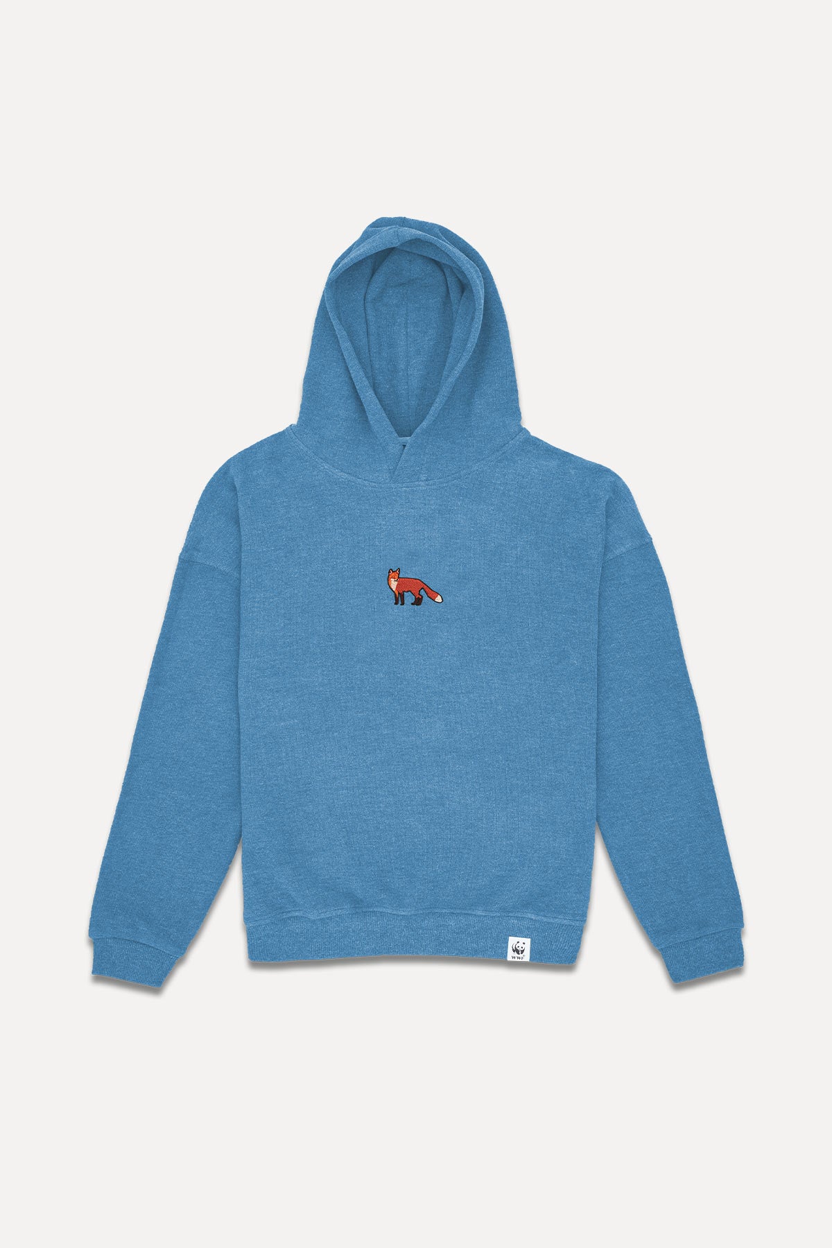Red Fox Hoodie - Blue