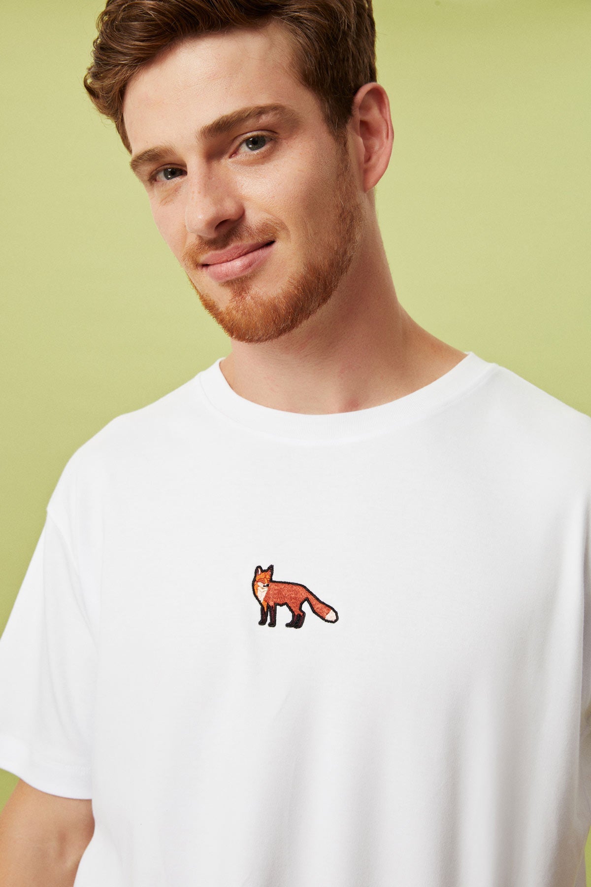 Red Fox T-Shirt - White