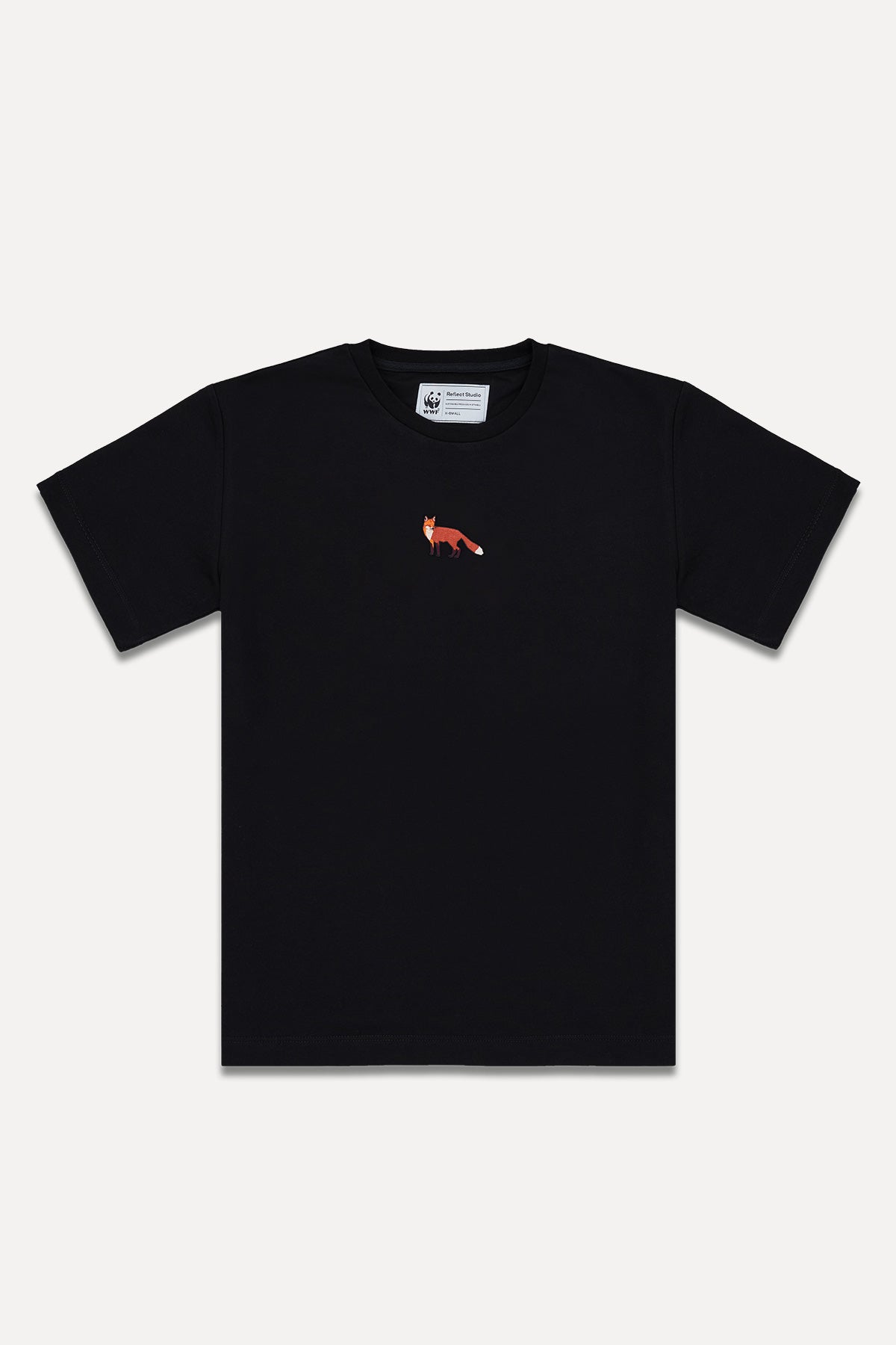 Red Fox T-Shirt - Black