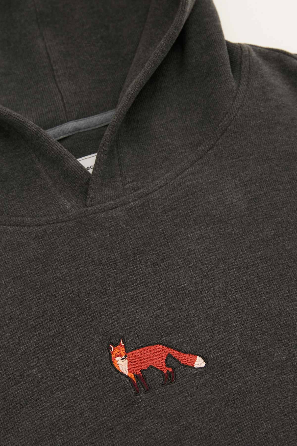 Red Fox Hoodie - Anthracite