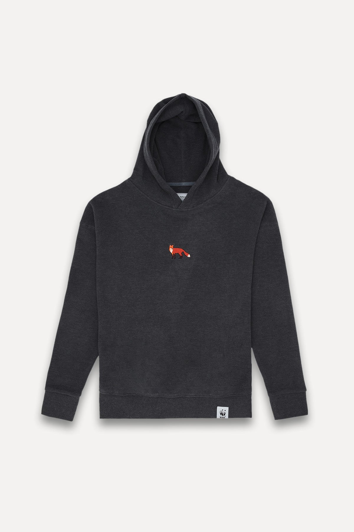 Red Fox Hoodie - Anthracite