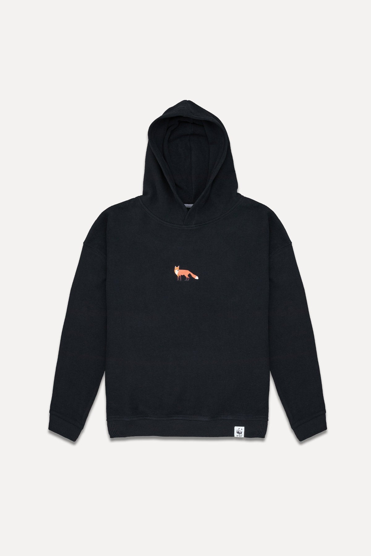 Red Fox Hoodie - Black