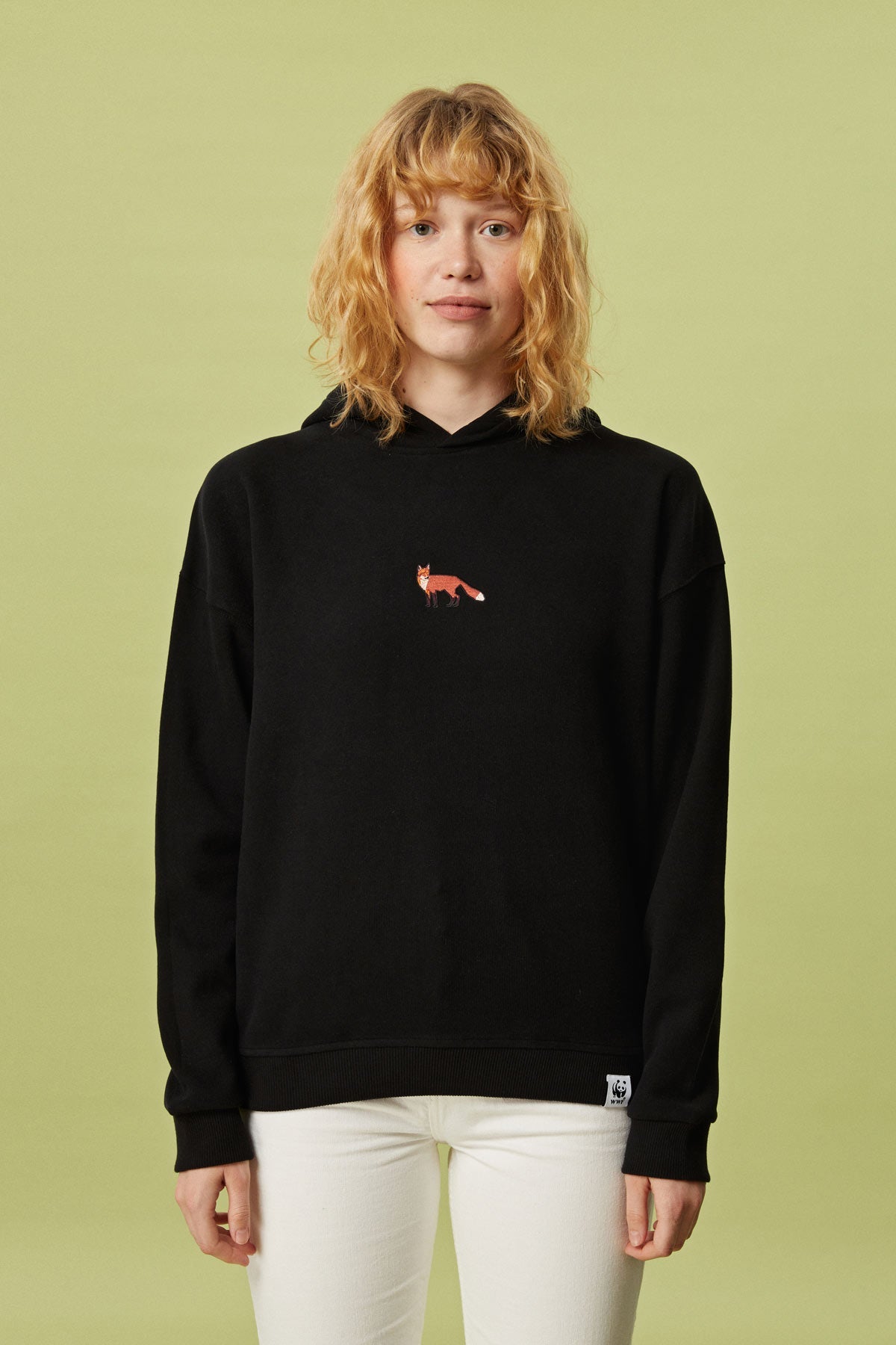 Red Fox Hoodie - Black