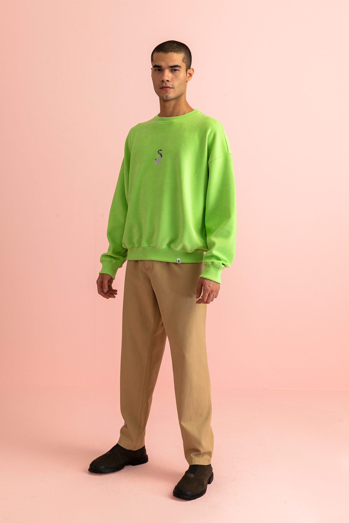 Lemur Sweatshirt - Lime