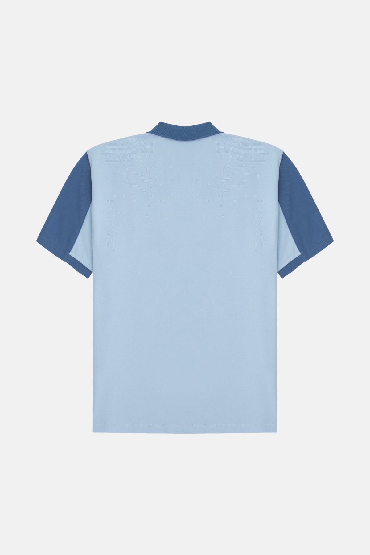 Panda Colorblock Polo T-Shirt - Blue