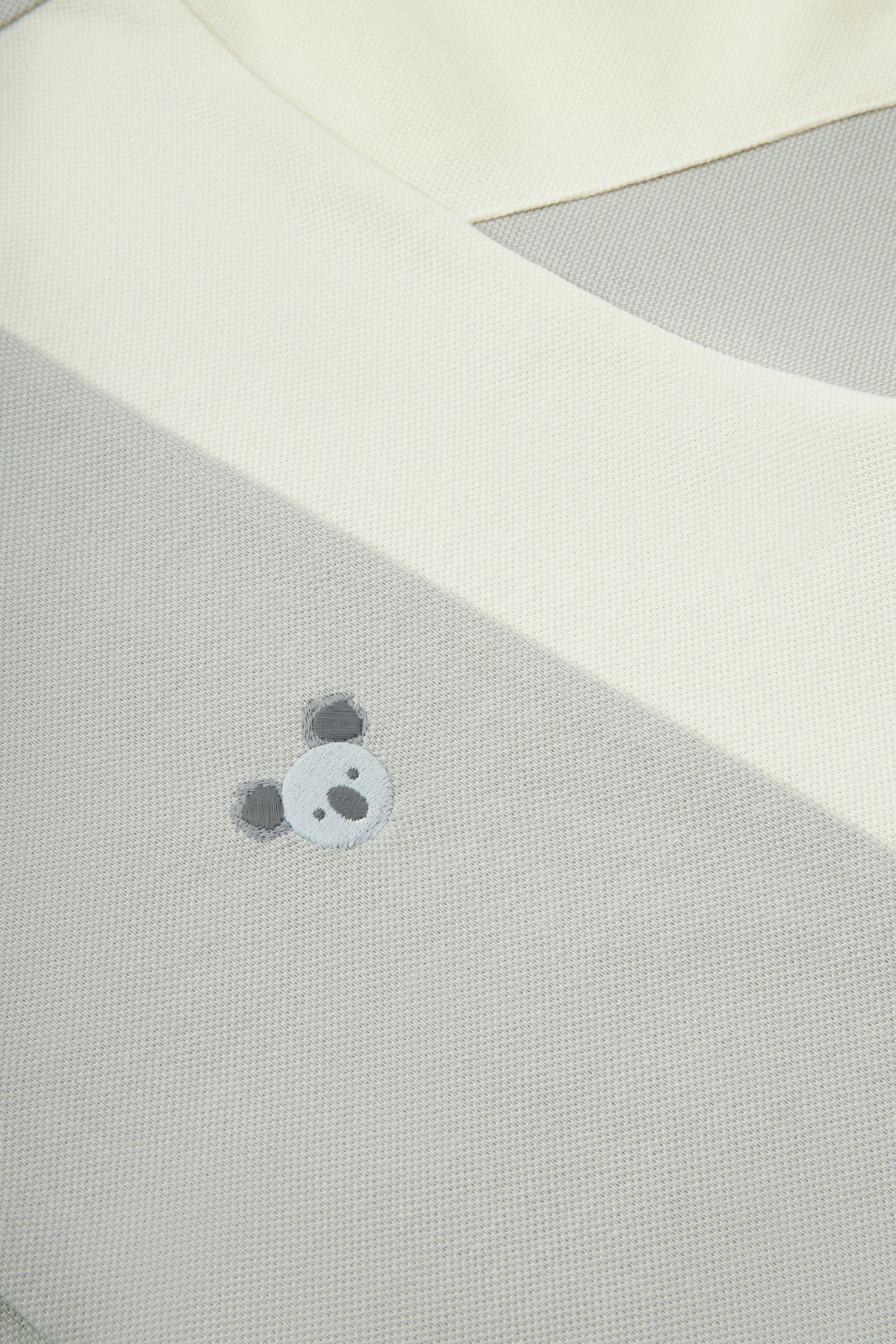 Koala Colorblock Polo T-Shirt - Gray