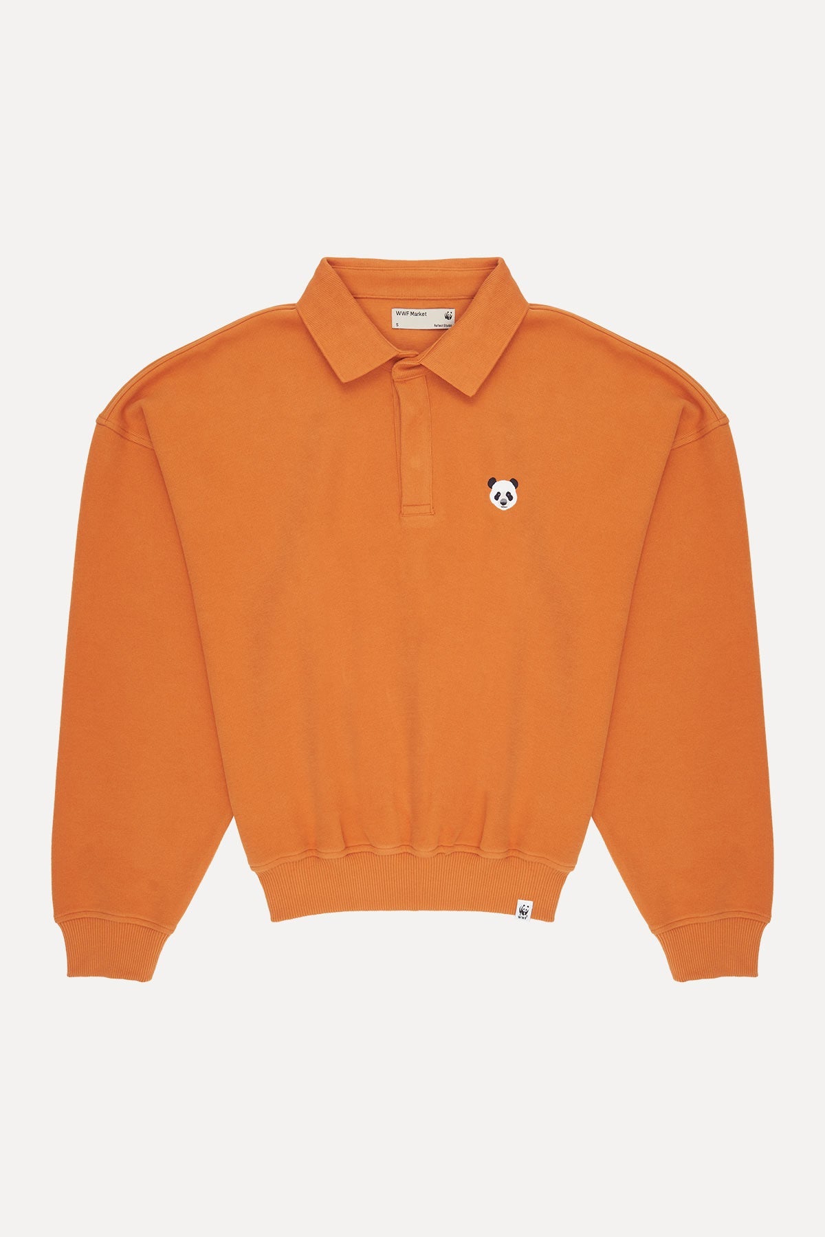 Panda Polo Sweatshirt - Orange