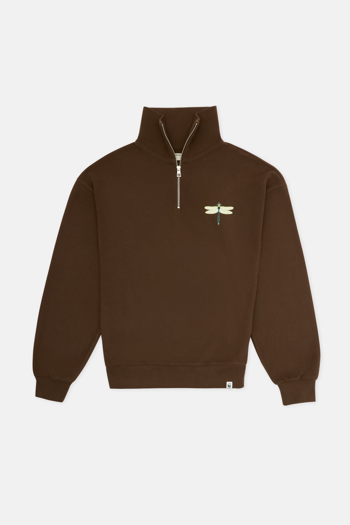 Dragonfly Q-Zip Sweatshirt - Brown