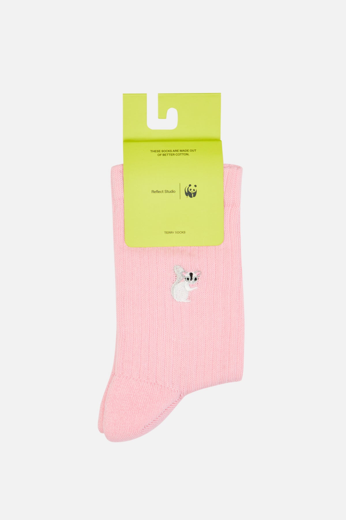 Sugar Glider Towel Socks - Pink