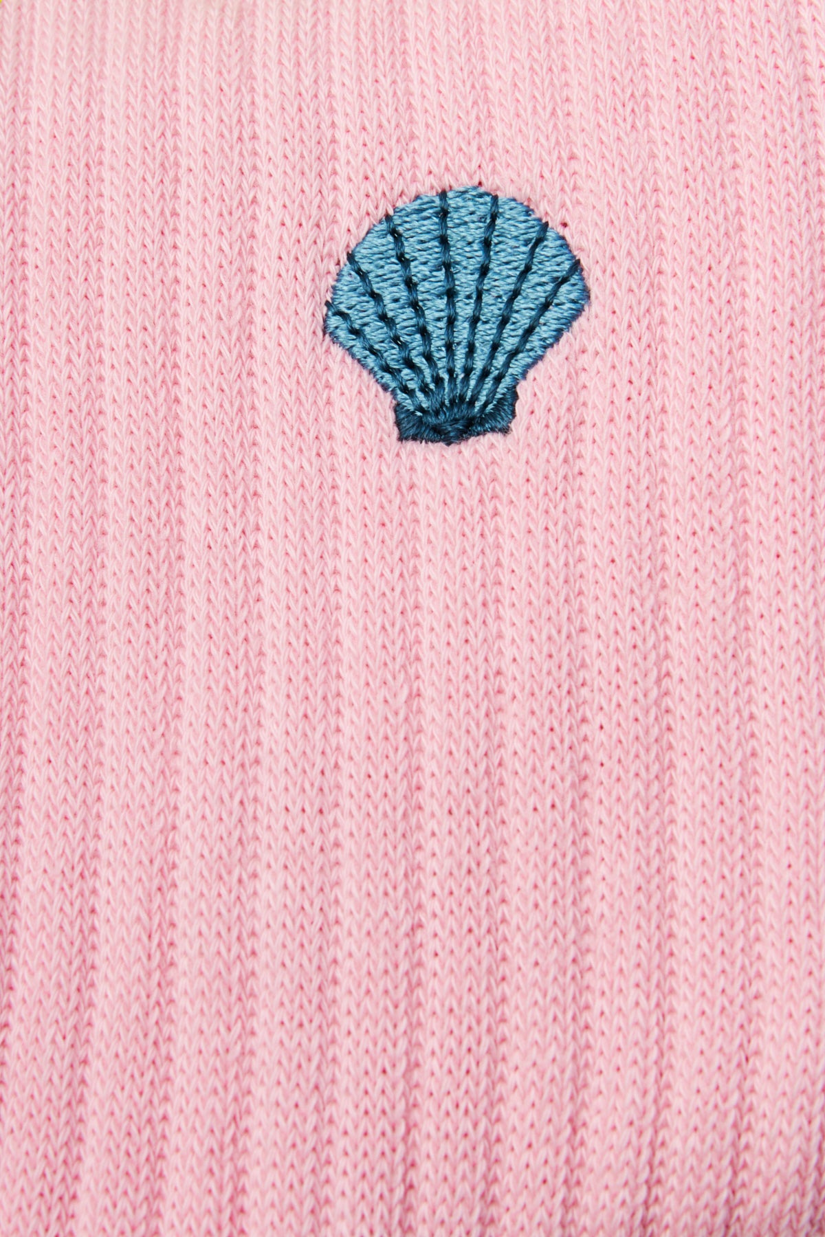 Shell Towel Socks - Pink