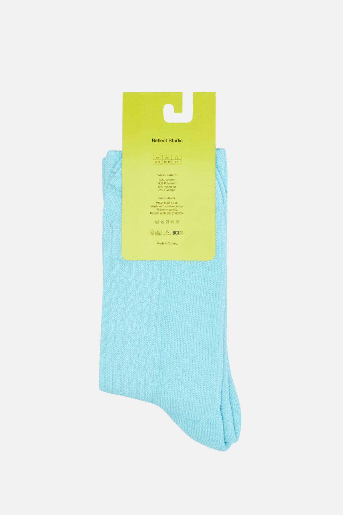 Baby Emperor Penguin Towel Socks - Light Blue