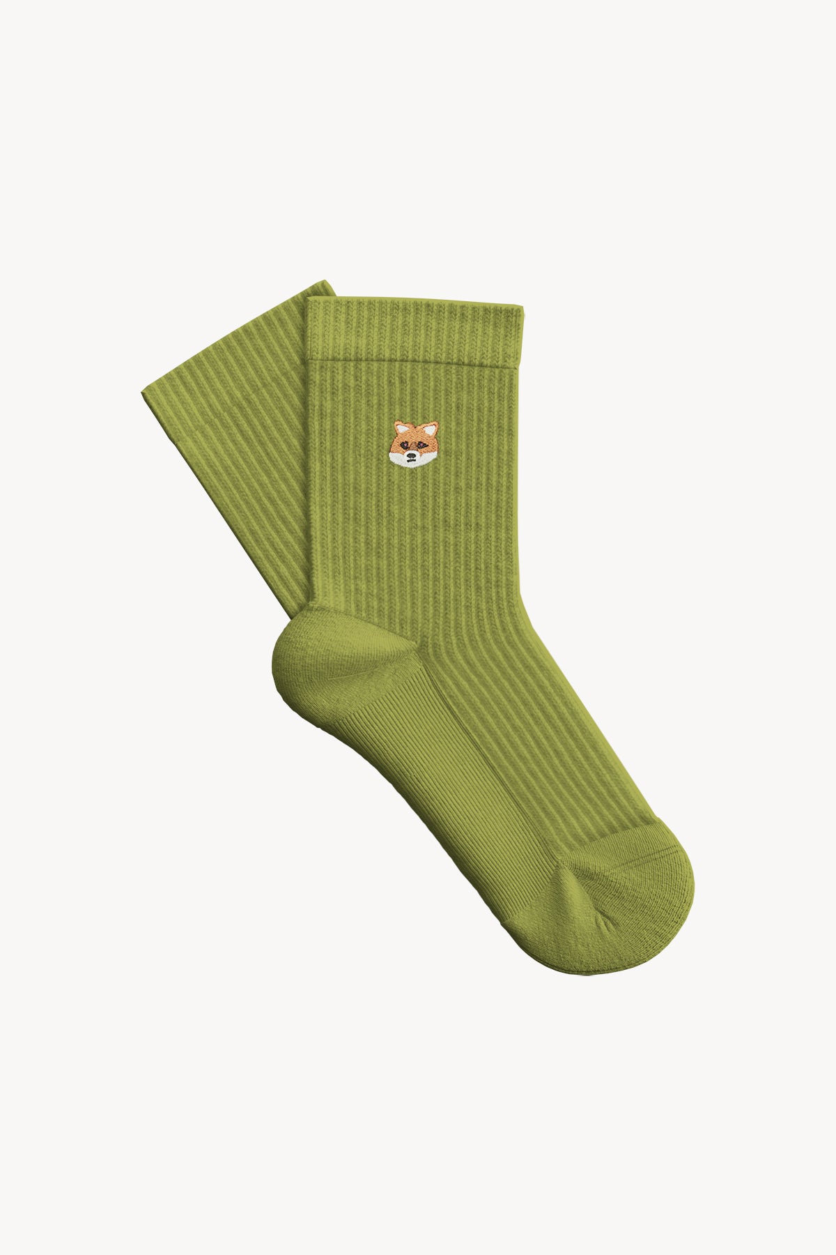 Red Fox Towel Socks - Khaki