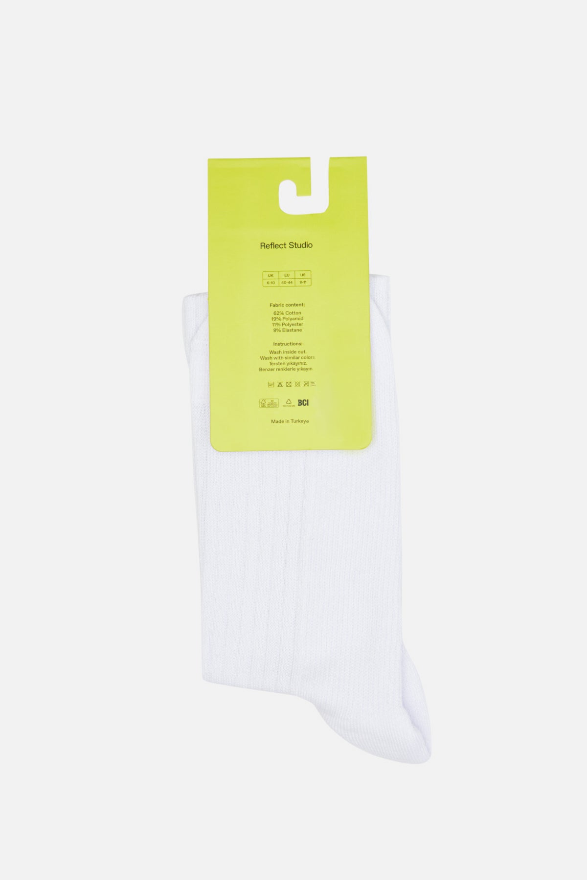 Koala Towel Socks - White