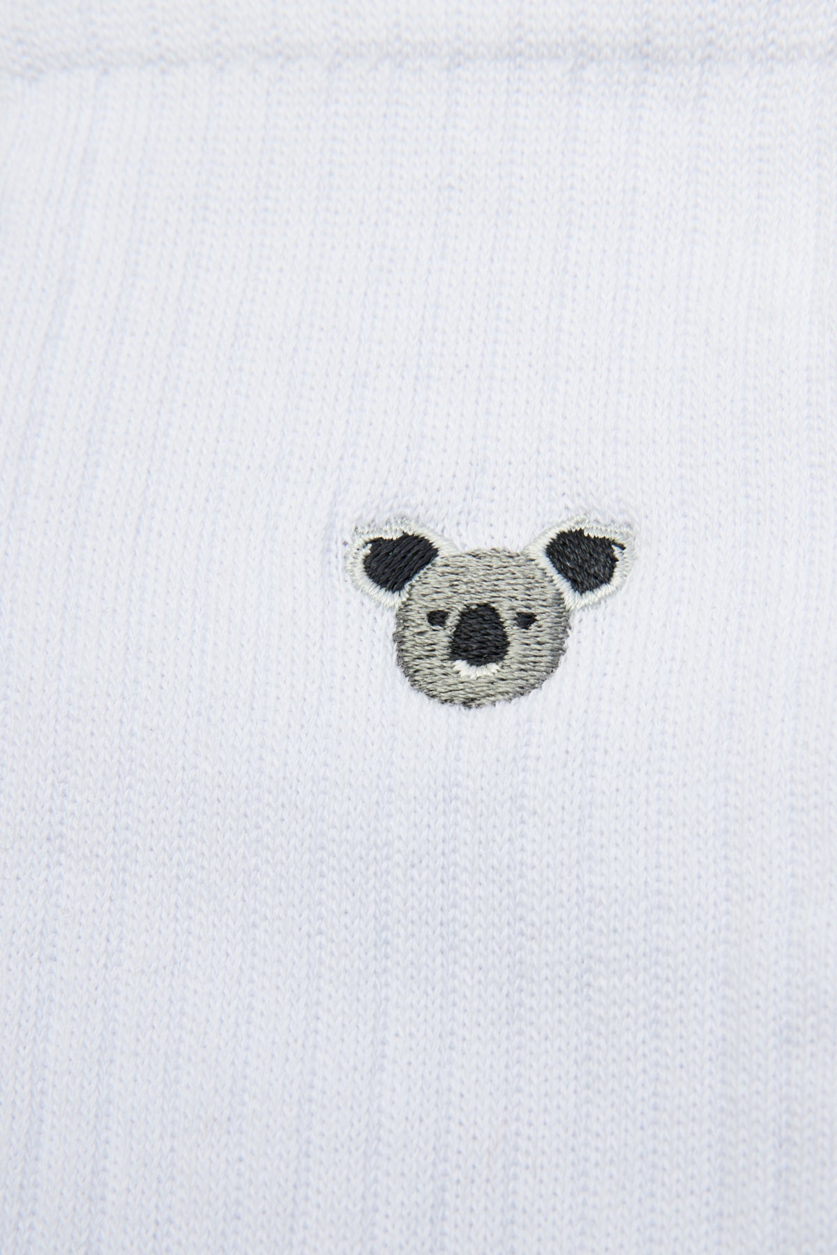 Koala Towel Socks - White