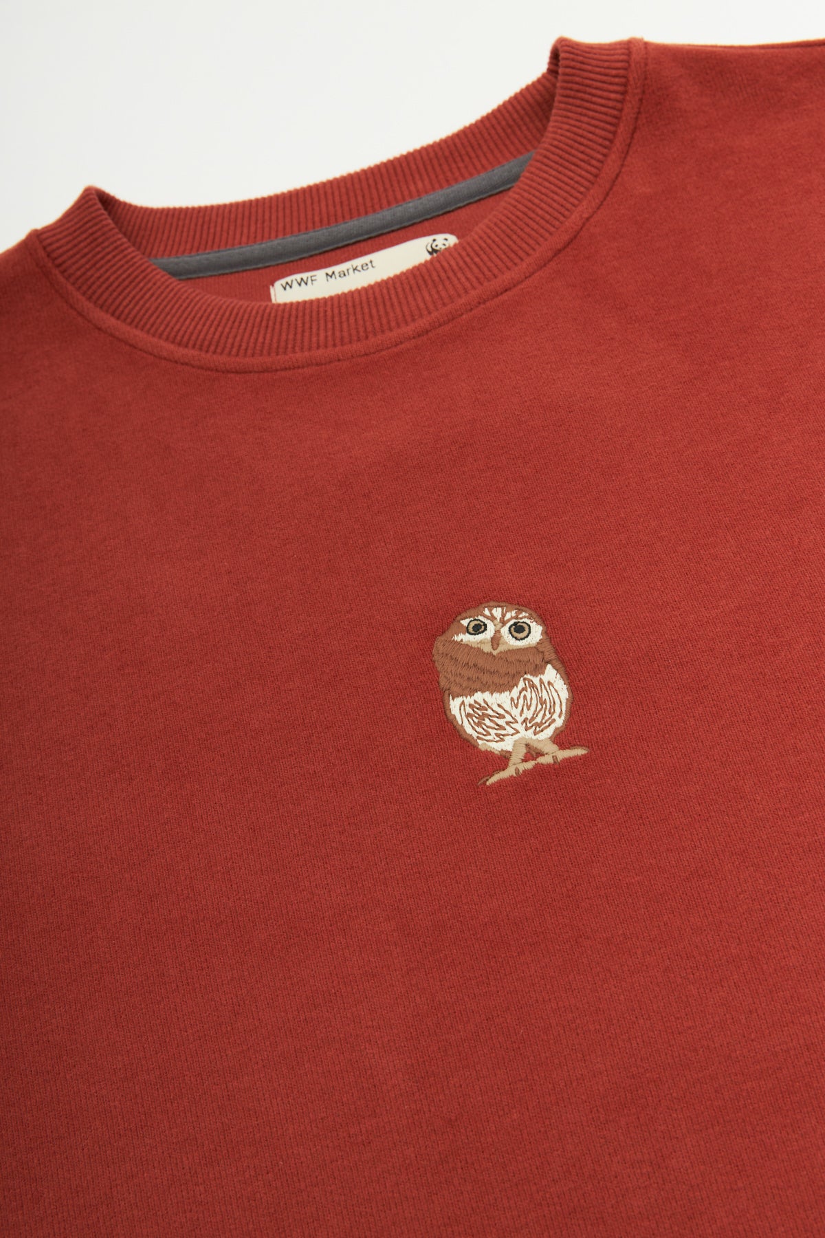 Elf Owl Sweatshirt - Terra Cotta