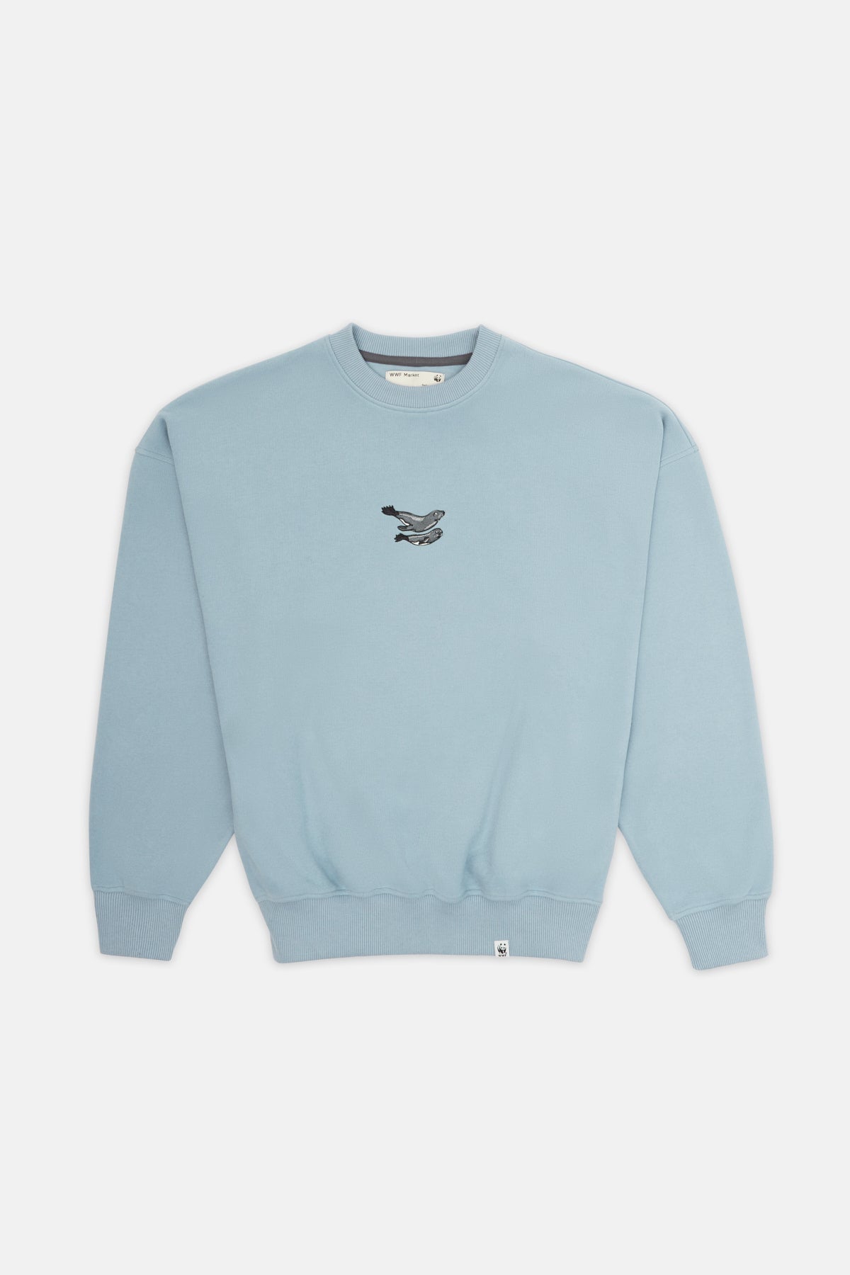Mediterranean Monk Seal Sweatshirt - Blue