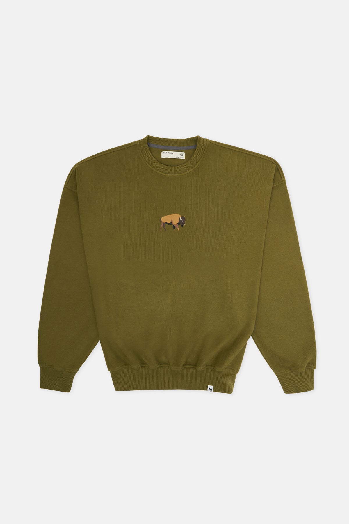 Bison Sweatshirt - Khaki