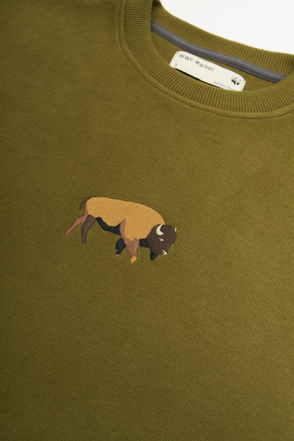 Bison Sweatshirt - Khaki