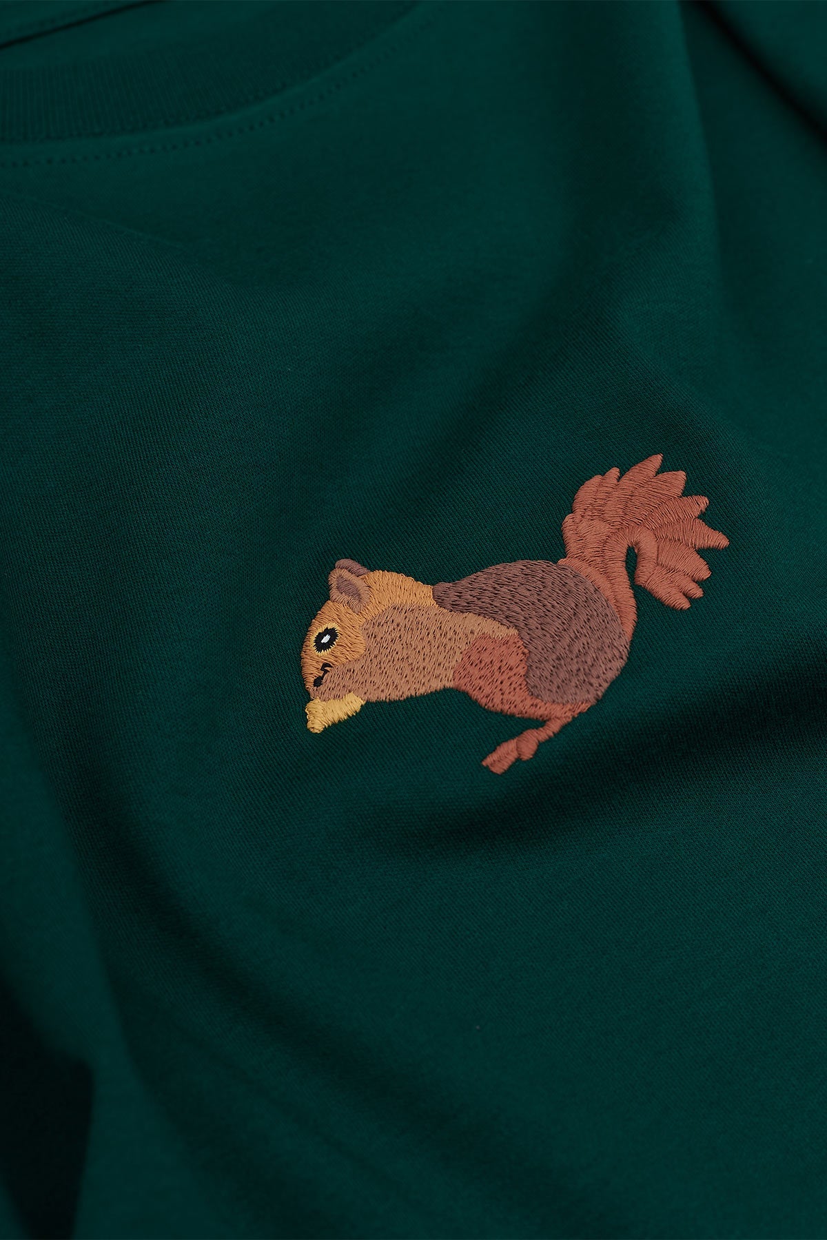 Squirrel T-Shirt - Dark Green