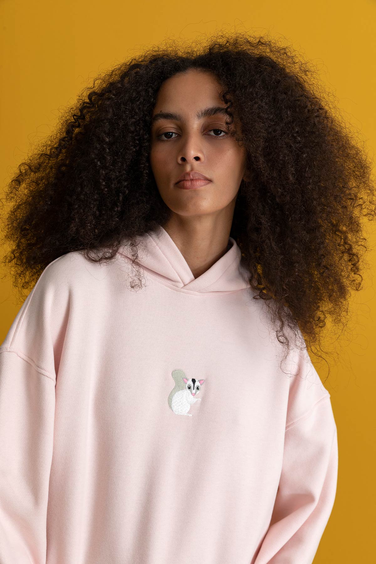Sugar Glider Hoodie - Light Pink