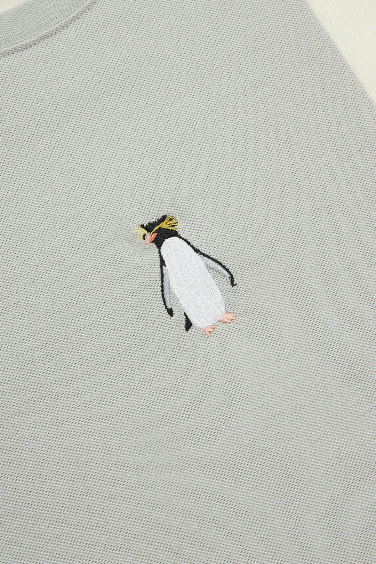 Southern Rockhopper Penguin Colorblock T-Shirt - Gray