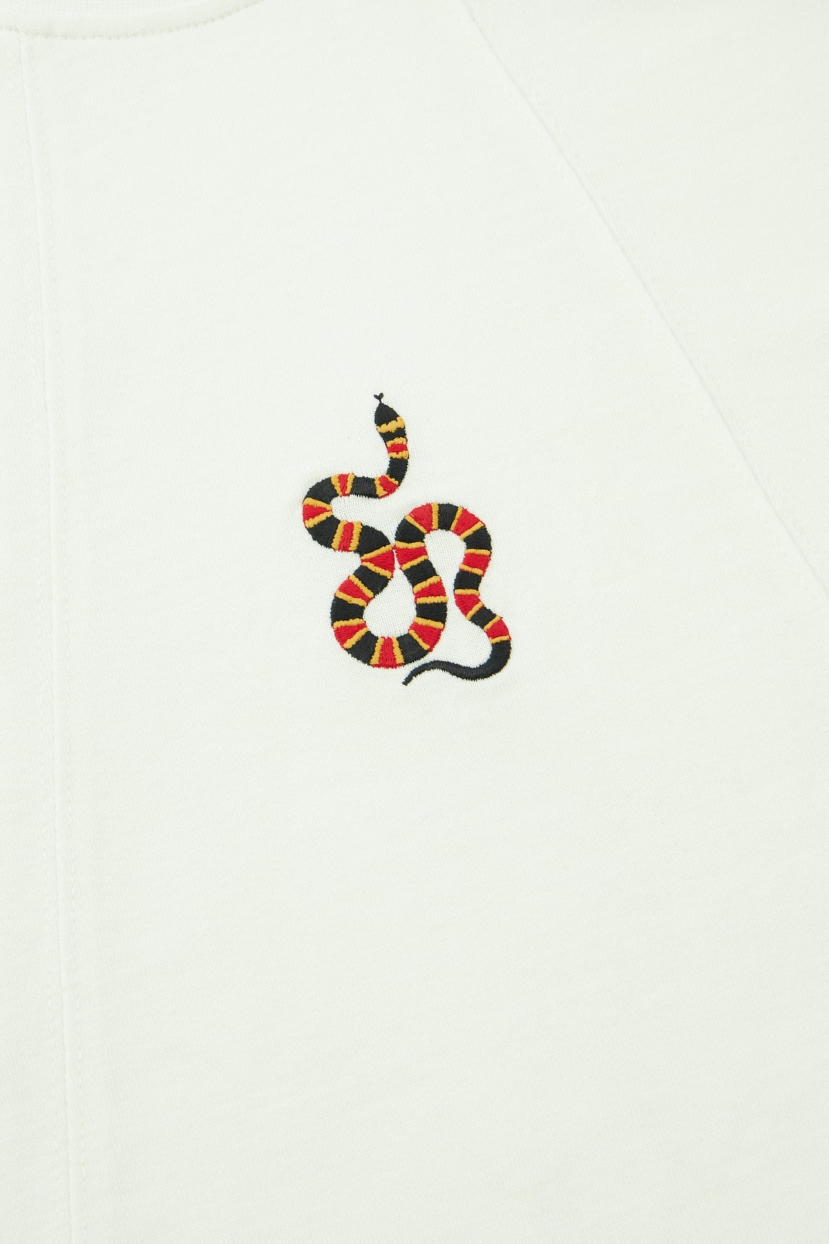 Coral Snake Oversize Premium T-Shirt - Ecru