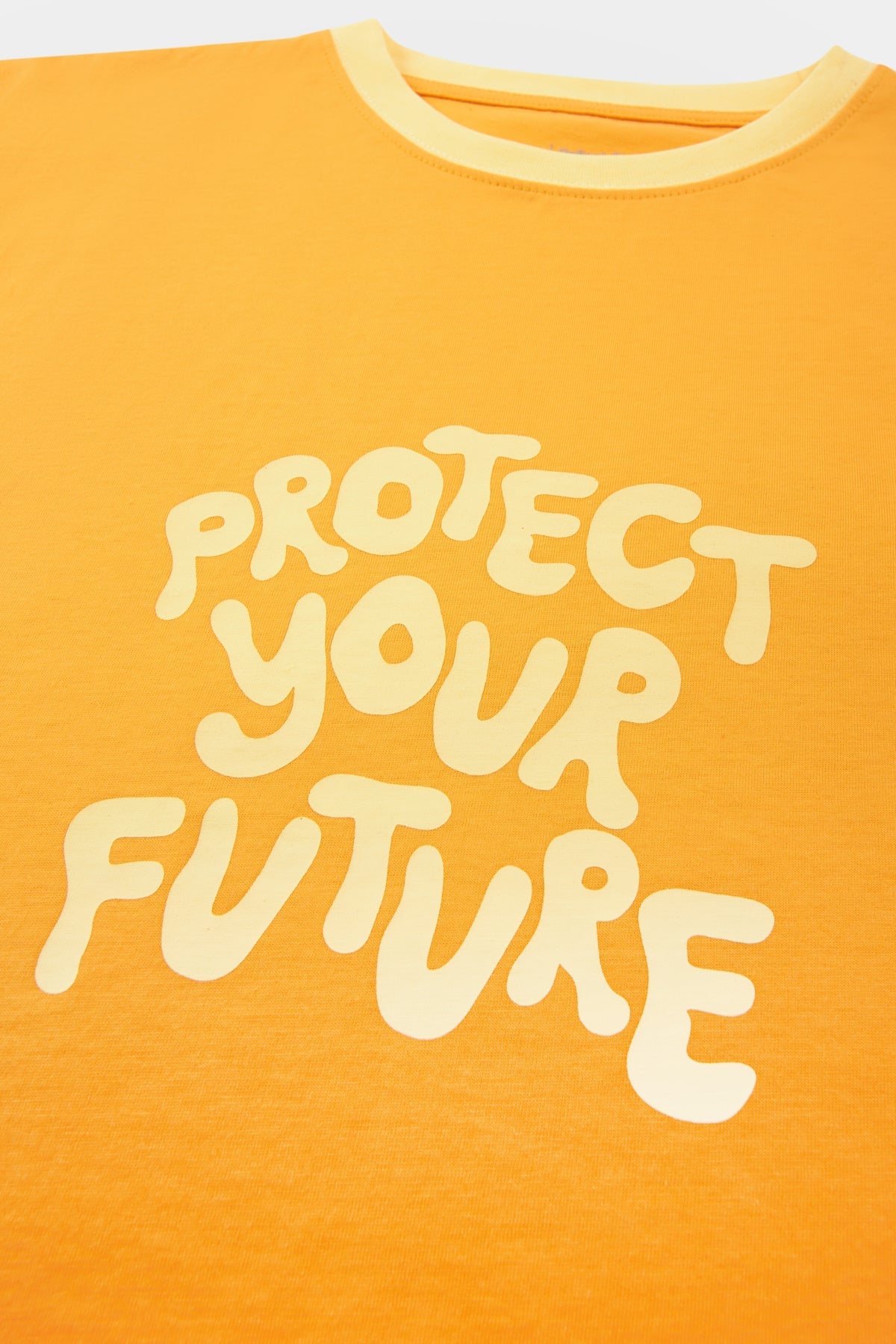 Protect Your Future Crop T-shirt - Orange