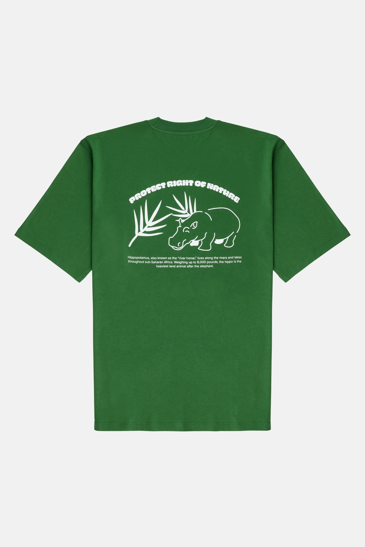 Hippo Oversize T-Shirt - Green